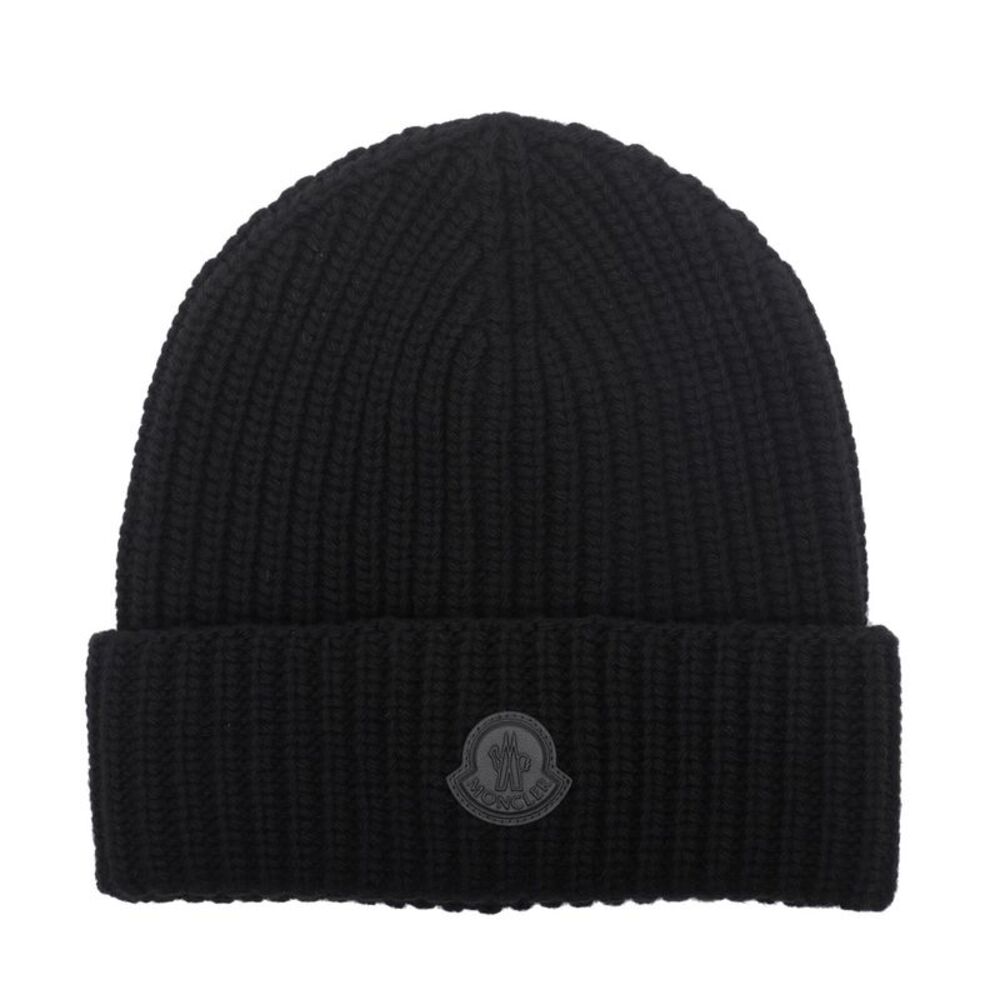 Moncler Women Logo Patch Beanie